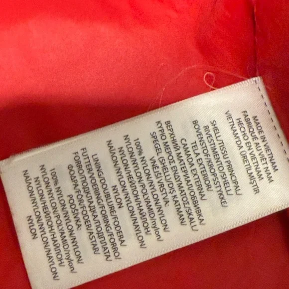 Ralph Lauren Navy Puffer Jacket 24 months Shiny Removable hood - Picture 7 of 7